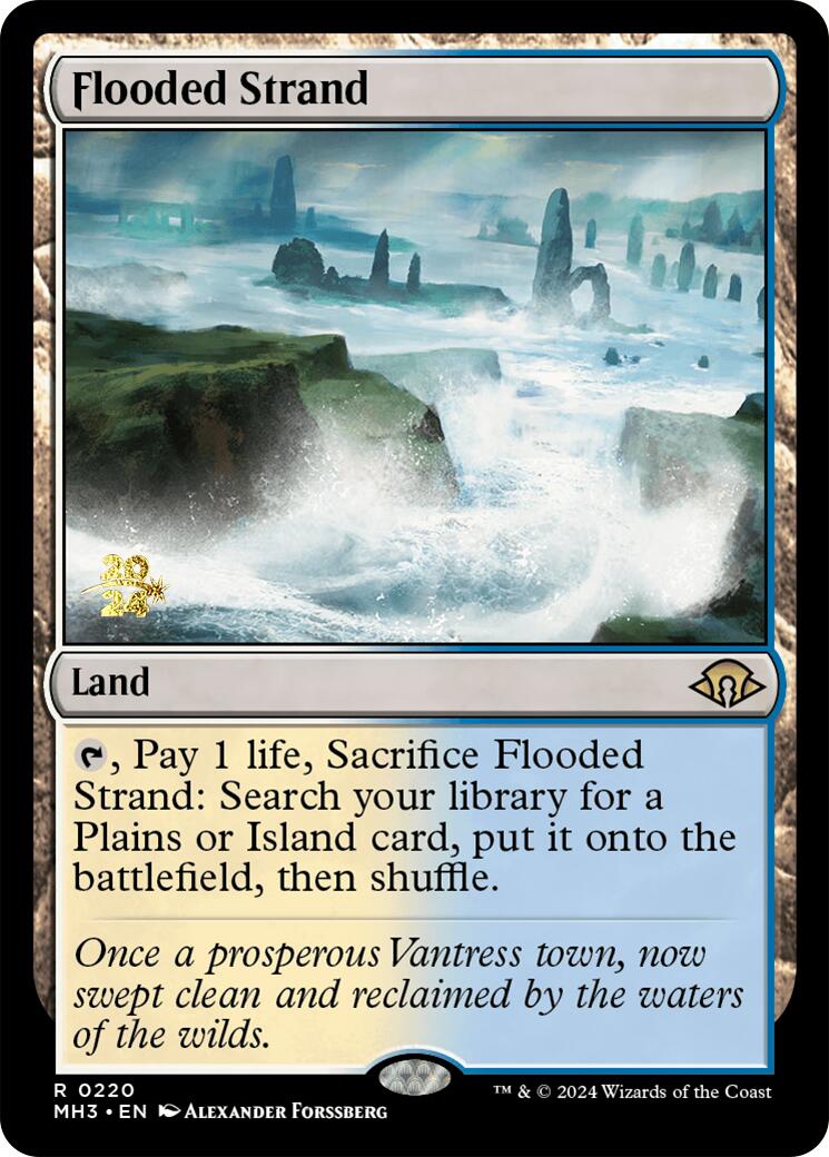 Flooded Strand [Modern Horizons 3 Prerelease Promos] | Good Games North