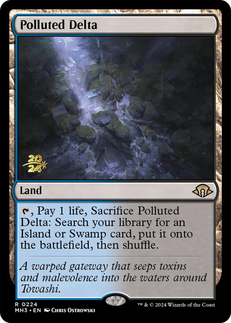 Polluted Delta [Modern Horizons 3 Prerelease Promos] | Good Games North