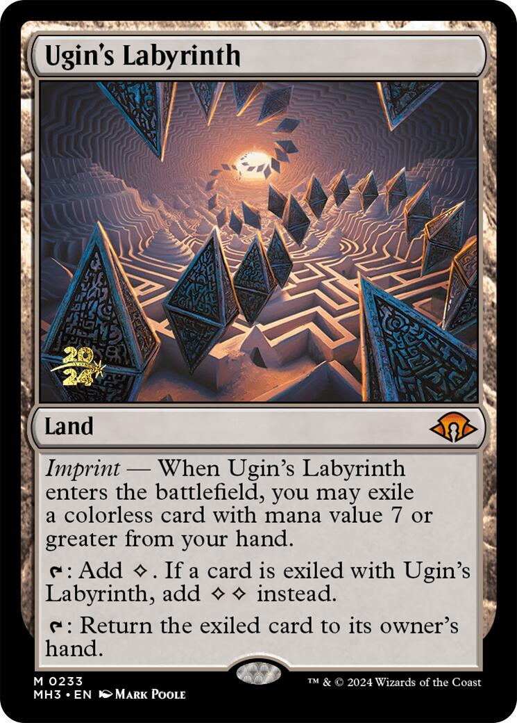 Ugin's Labyrinth [Modern Horizons 3 Prerelease Promos] | Good Games North