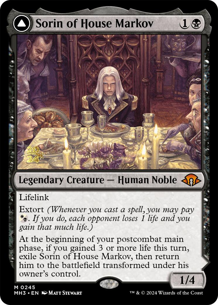 Sorin of House Markov [Modern Horizons 3 Prerelease Promos] | Good Games North