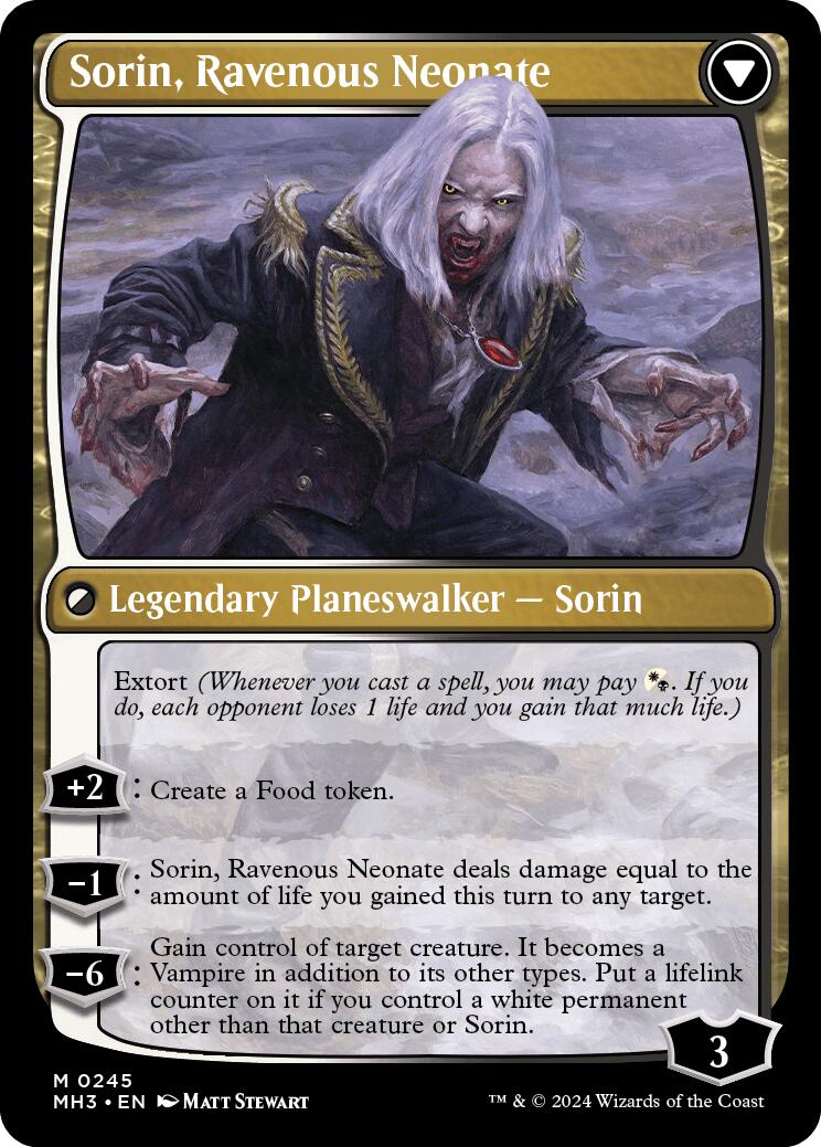 Sorin of House Markov [Modern Horizons 3 Prerelease Promos] | Good Games North