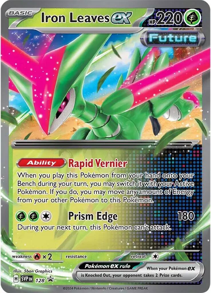 Iron Leaves ex (128) [Scarlet & Violet: Black Star Promos] | Good Games North