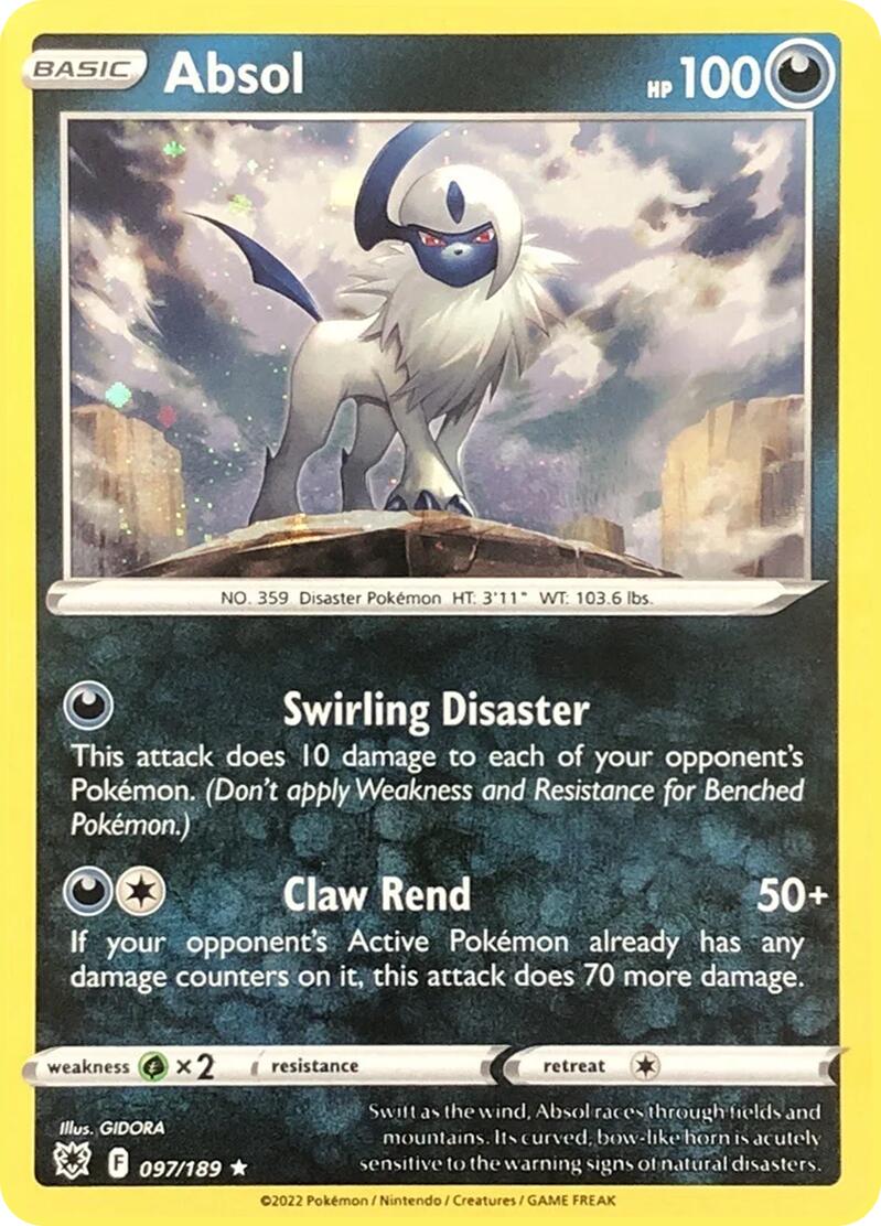 Absol (097/189) (Cosmos Holo) [Miscellaneous Cards] | Good Games North