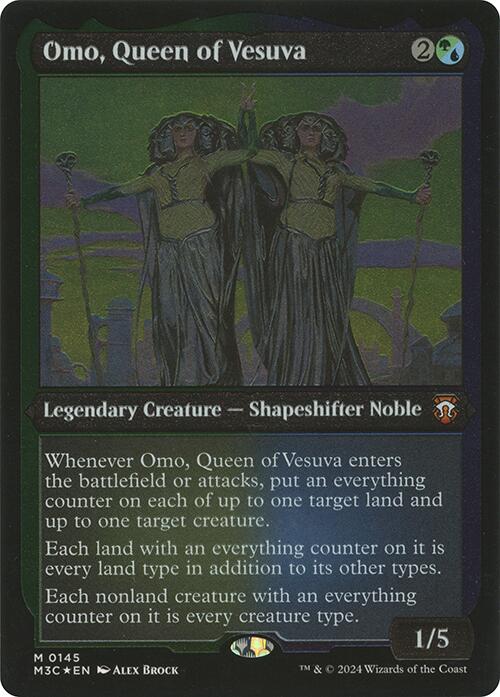 Omo, Queen of Vesuva (Display Commander) [Modern Horizons 3 Commander] | Good Games North