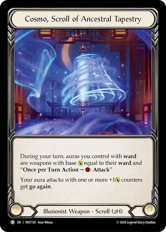 Cosmo, Scroll of Ancestral Tapestry // Beckoning Mistblade [MST130 // MST003] (Part the Mistveil) | Good Games North