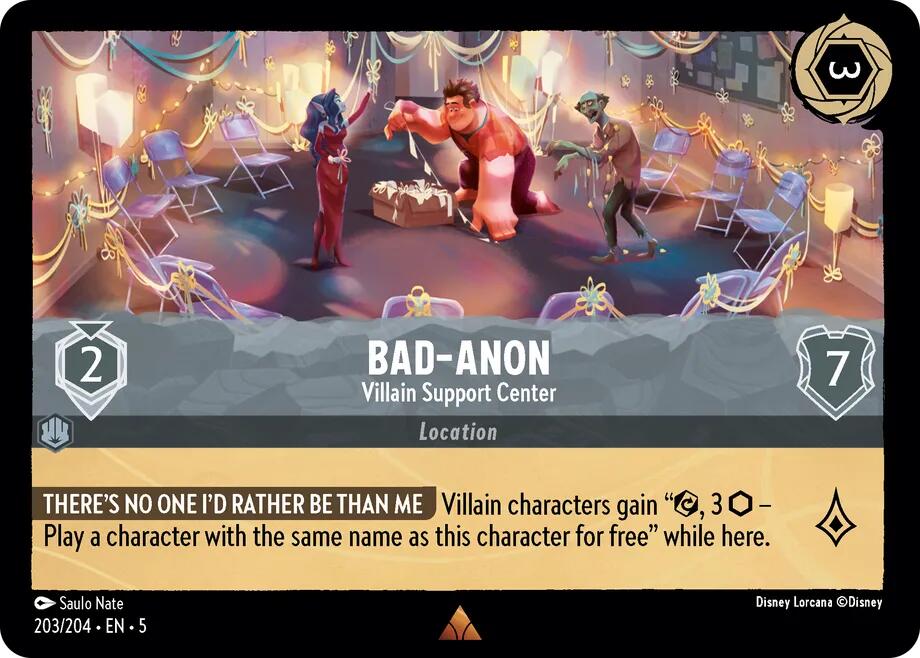 Bad-Anon - Villain Support Center (203/204) [Shimmering Skies] | Good Games North