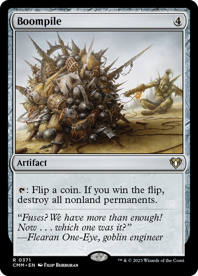 Boompile 371/451 (Commander Masters)  - Foil | Good Games North
