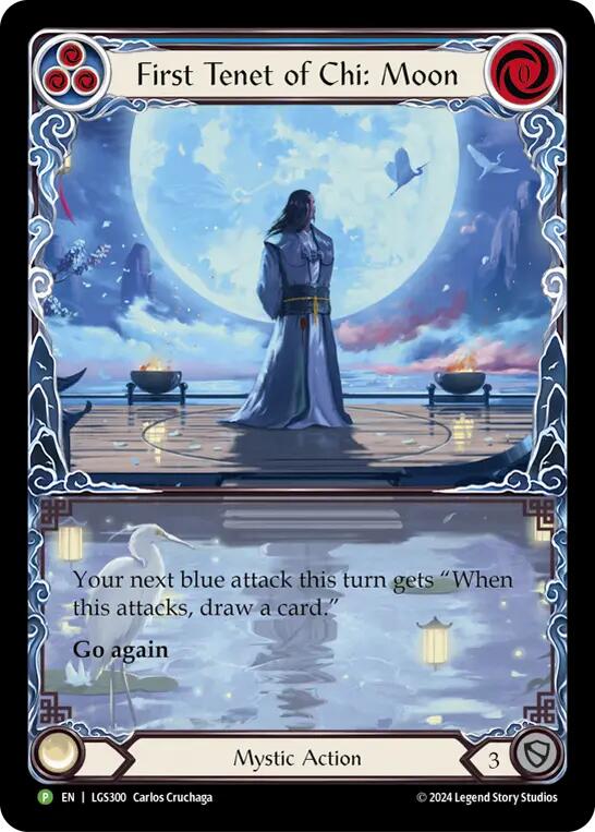 First Tenet of Chi: Moon [LGS300] (Promo)  Rainbow Foil | Good Games North