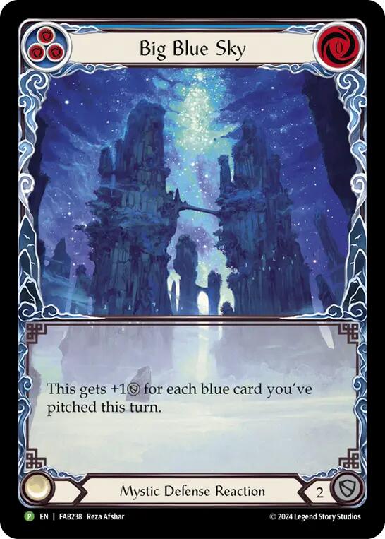 Big Blue Sky [MST086] (Promo)  Rainbow Foil | Good Games North