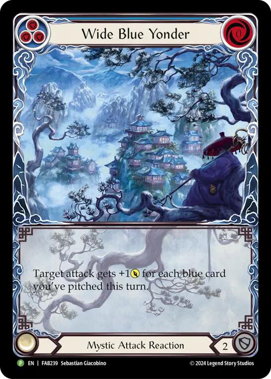 Wide Blue Yonder [FAB239] (Promo)  Rainbow Foil | Good Games North