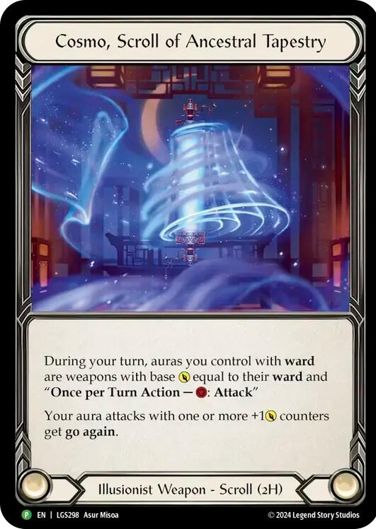 Cosmo, Scroll of Ancestral Tapestry [LGS298] (Promo)  Cold Foil | Good Games North