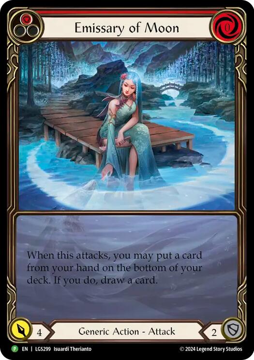 Emissary of Moon [LGS299] (Promo)  Rainbow Foil | Good Games North
