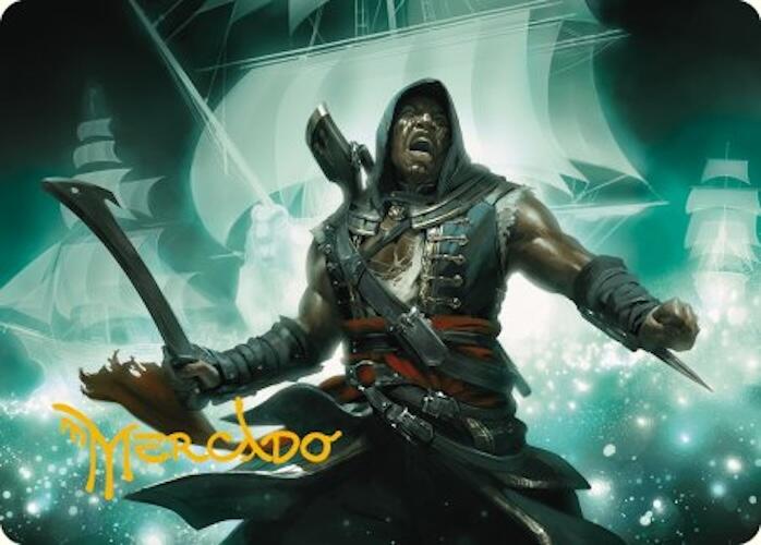 Adewale, Breaker of Chains Art Card (Gold-Stamped Signature) [Assassin's Creed Art Series] | Good Games North