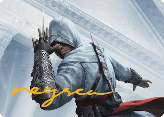 Altair Ibn-La'Ahad Art Card (Gold-Stamped Signature) [Assassin's Creed Art Series] | Good Games North