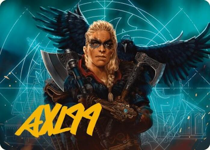 Eivor, Wolf-Kissed Art Card (Gold-Stamped Signature) [Assassin's Creed Art Series] | Good Games North