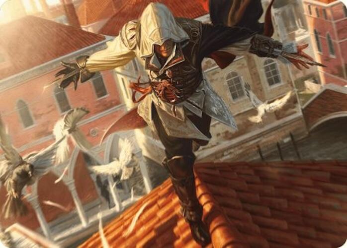 Ezio, Blade of Vengeance Art Card [Assassin's Creed Art Series] | Good Games North