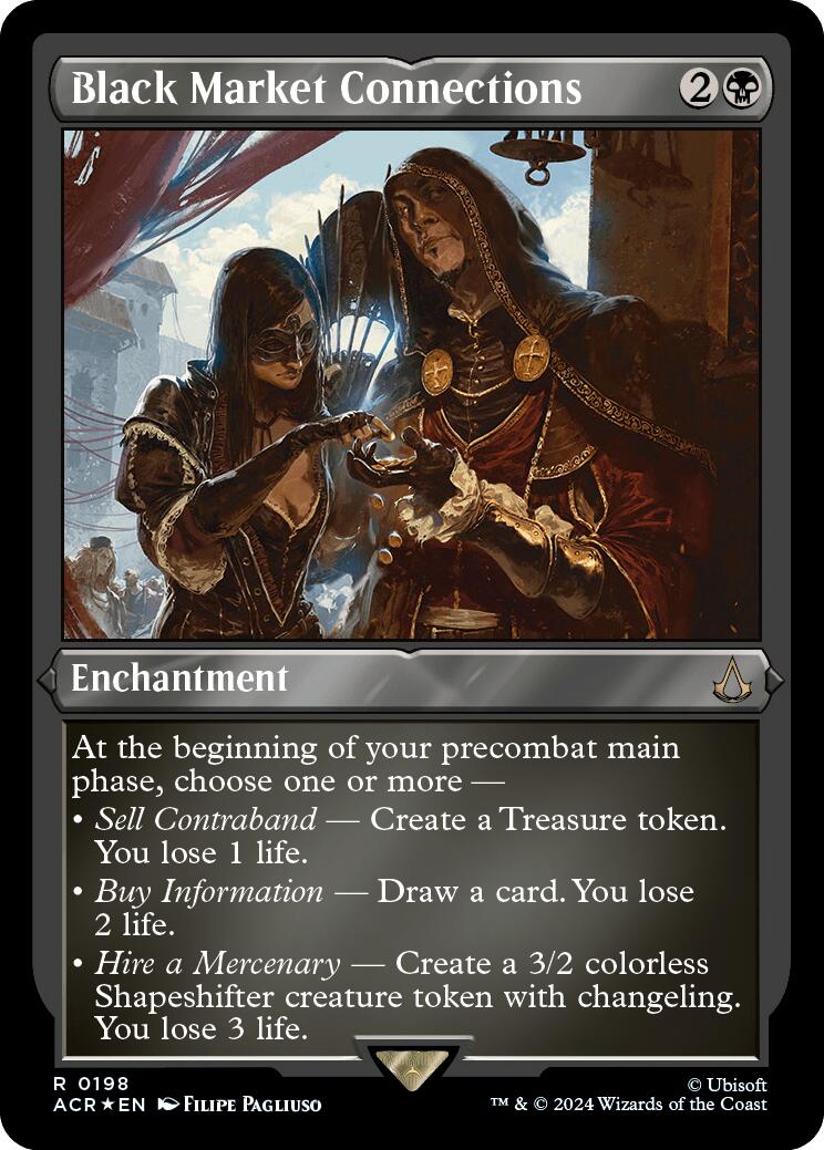Black Market Connections (Foil Etched) [Assassin's Creed] | Good Games North