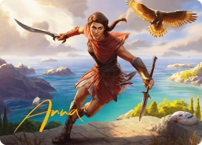 Kassandra, Eagle Bearer Art Card (Gold-Stamped Signature) [Assassin's Creed Art Series] | Good Games North