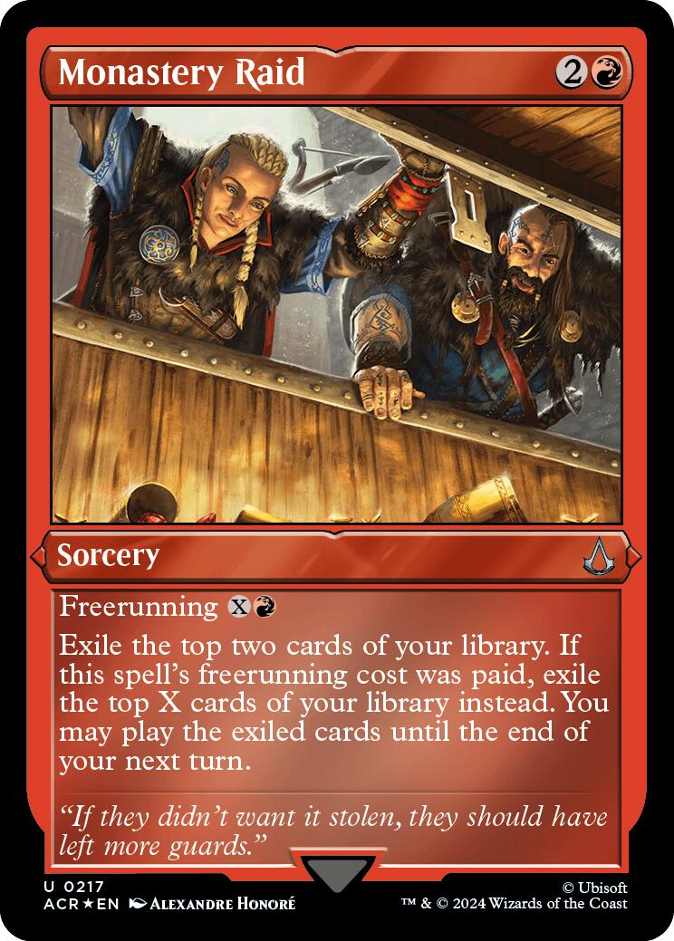 Monastery Raid (Foil Etched) [Assassin's Creed] | Good Games North