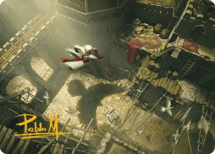 Rooftop Bypass Art Card (Gold-Stamped Signature) [Assassin's Creed Art Series] | Good Games North