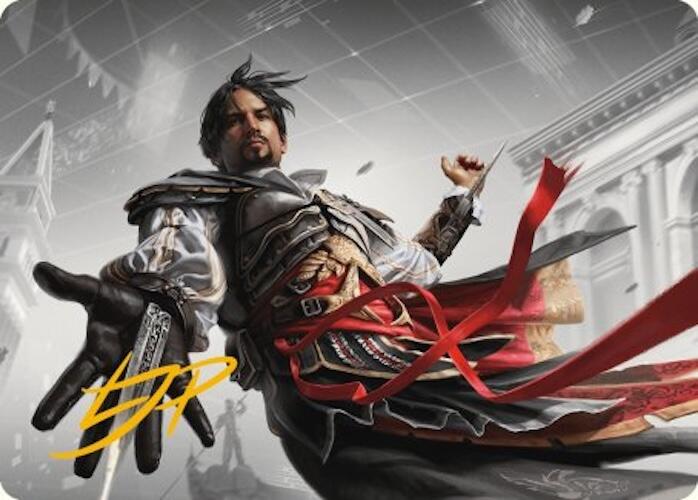 Ezio Auditore da Firenze Art Card (Gold-Stamped Signature) [Assassin's Creed Art Series] | Good Games North