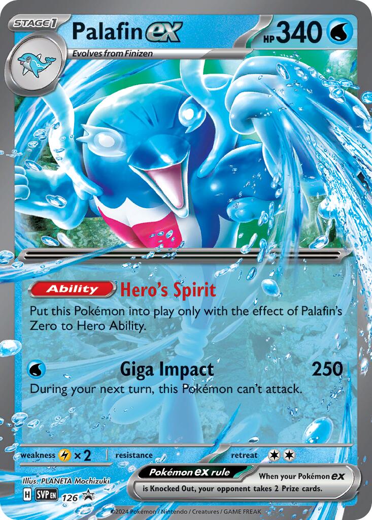 Palafin ex (126) [Scarlet & Violet: Black Star Promos] | Good Games North