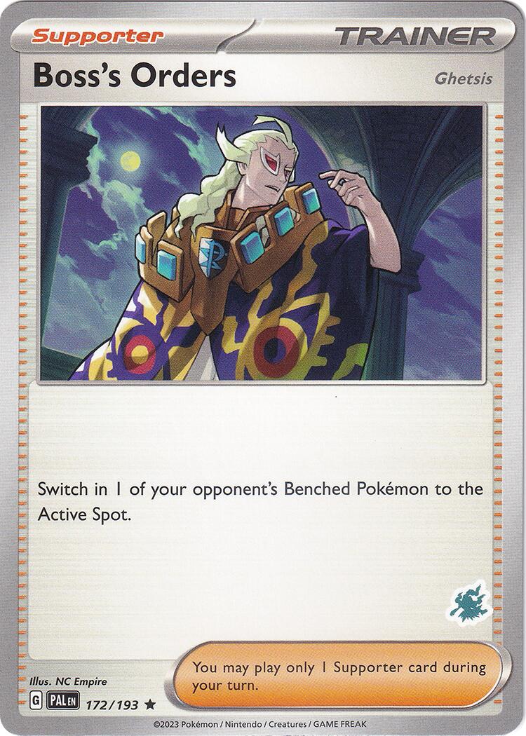 Boss's Orders (172/193) (Darkrai Deck) [Battle Academy 2024] | Good Games North