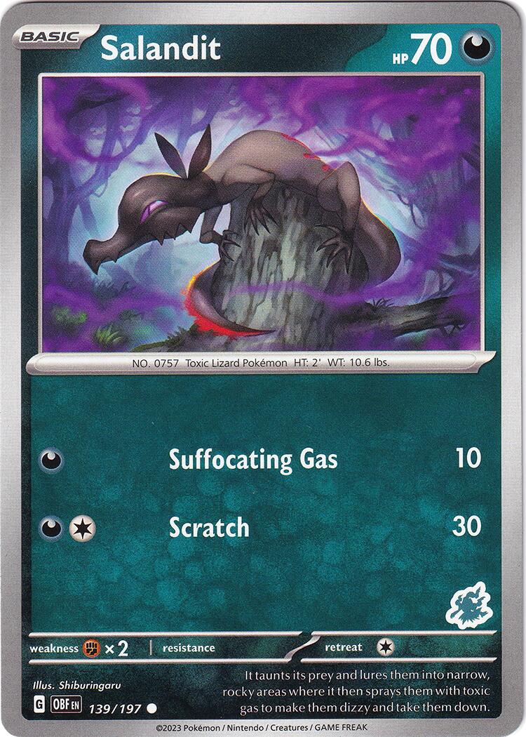 Salandit (139/197) (Darkrai Deck) [Battle Academy 2024] | Good Games North