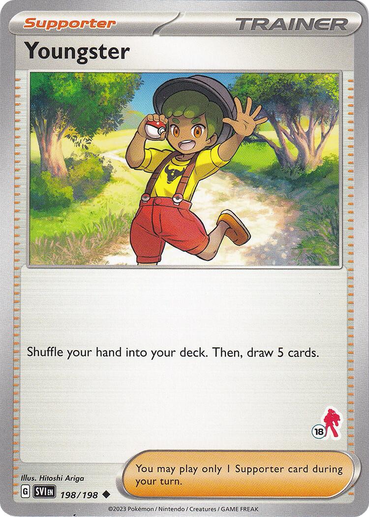 Youngster (198/198) (Armarouge Stamp #18) [Battle Academy 2024] | Good Games North