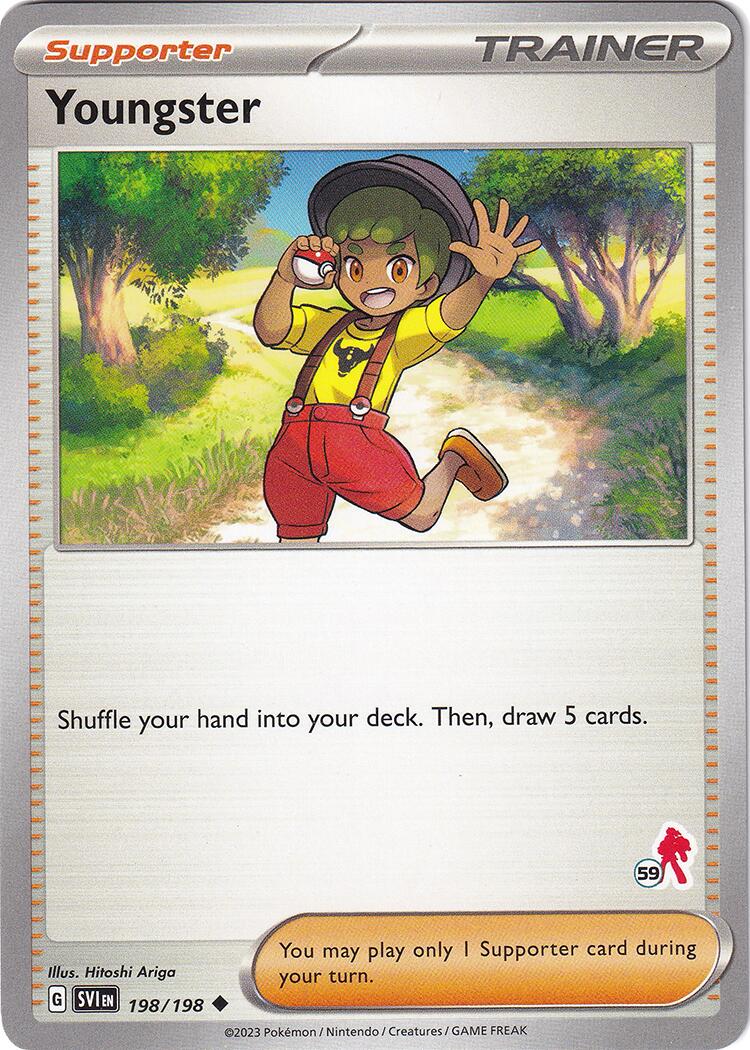 Youngster (198/198) (Armarouge Stamp #59) [Battle Academy 2024] | Good Games North