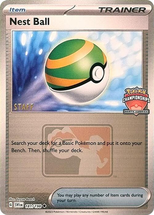 Nest Ball (181/198) (2024 North America Championships Staff) [League & Championship Cards] | Good Games North