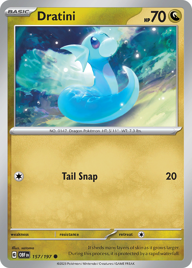 Dratini (157/197) [Scarlet & Violet: Obsidian Flames] | Good Games North