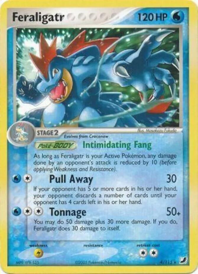 Feraligatr (4/115) (Theme Deck Exclusives) [EX: Unseen Forces] | Good Games North