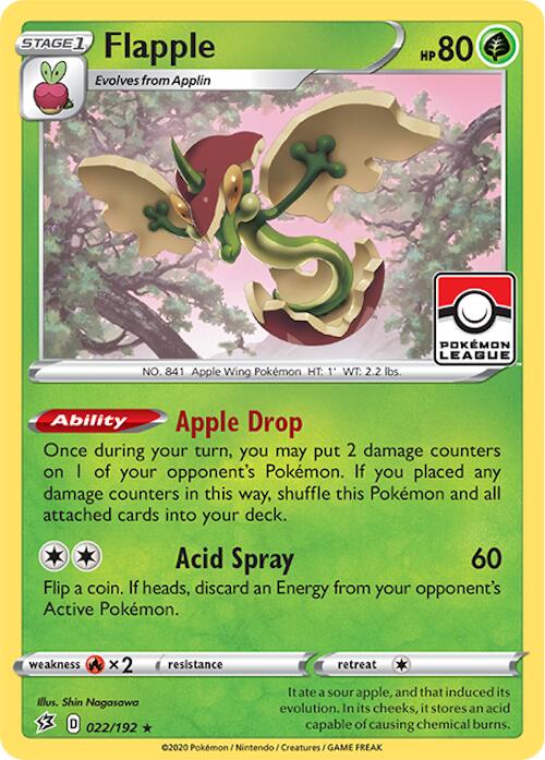 Flapple (022/192) (2024 League Promo) [League & Championship Cards] | Good Games North