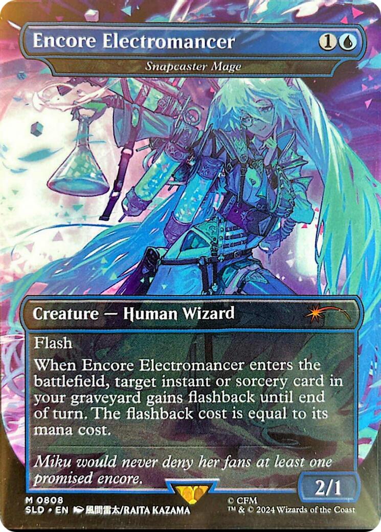 Encore Electromancer - Snapcaster Mage (Rainbow Foil) [Secret Lair Drop Series] | Good Games North