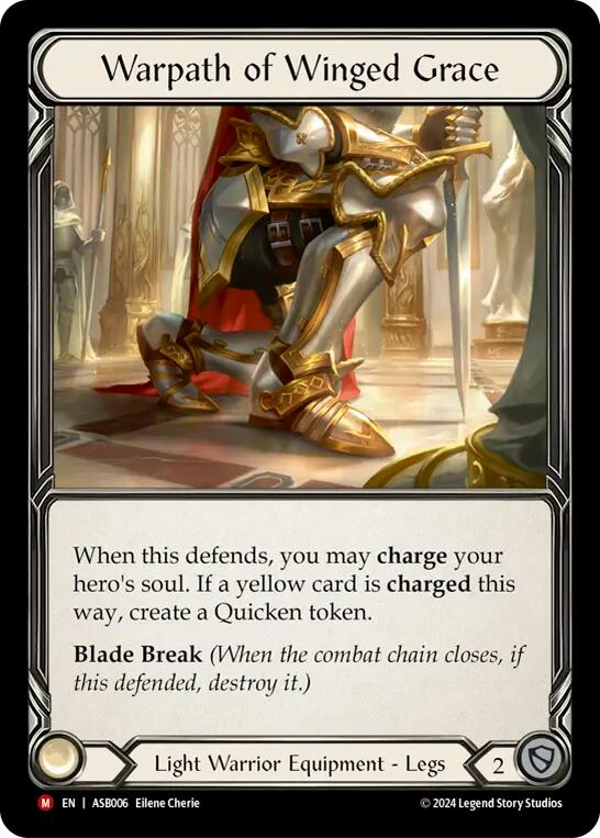 Warpath of Winged Grace [ASB006] (Armory Deck: Boltyn)  Rainbow Foil | Good Games North