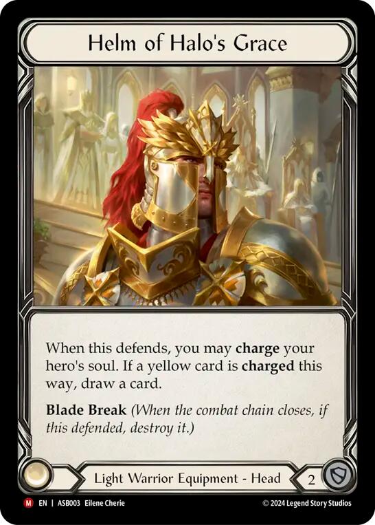Helm of Halo's Grace [ASB003] (Armory Deck: Boltyn)  Rainbow Foil | Good Games North