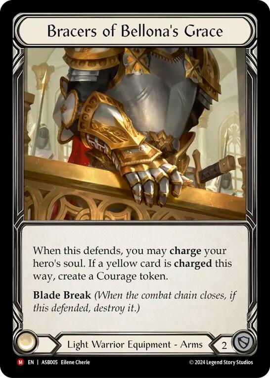 Bracers of Bellona's Grace [ASB005] (Armory Deck: Boltyn)  Rainbow Foil | Good Games North