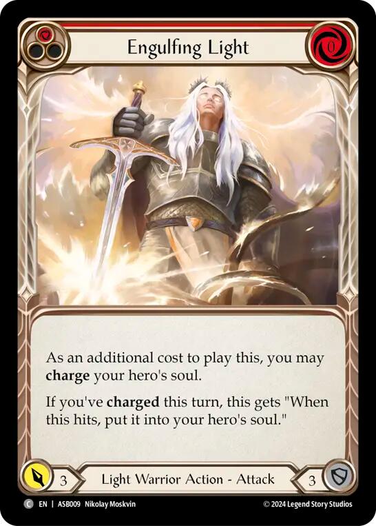 Engulfing Light (Red) [ASB009] (Armory Deck: Boltyn) | Good Games North