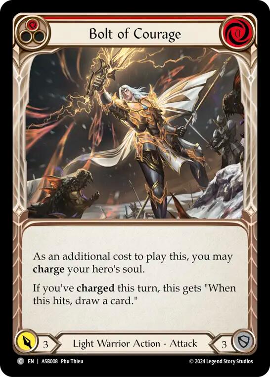 Bolt of Courage (Red) [ASB008] (Armory Deck: Boltyn) | Good Games North
