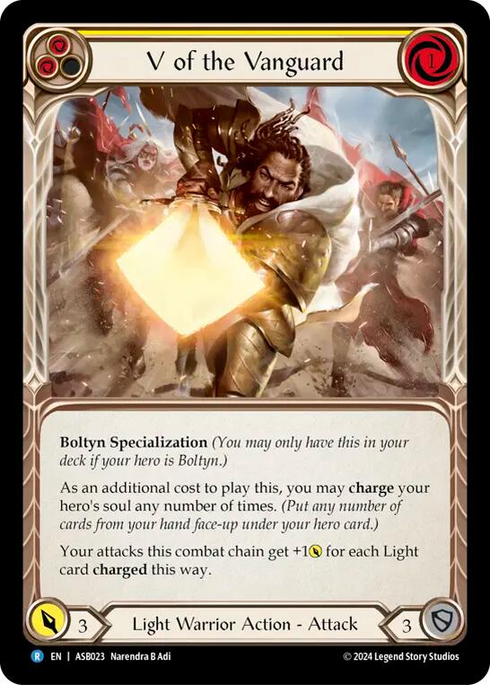 V of the Vanguard [ASB023] (Armory Deck: Boltyn) | Good Games North