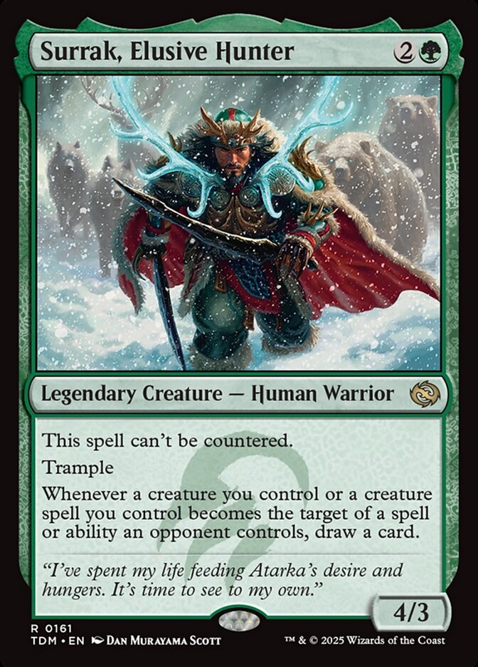 Surrak, Elusive Hunter 161 (Tarkir: Dragonstorm)  - Foil | Good Games North