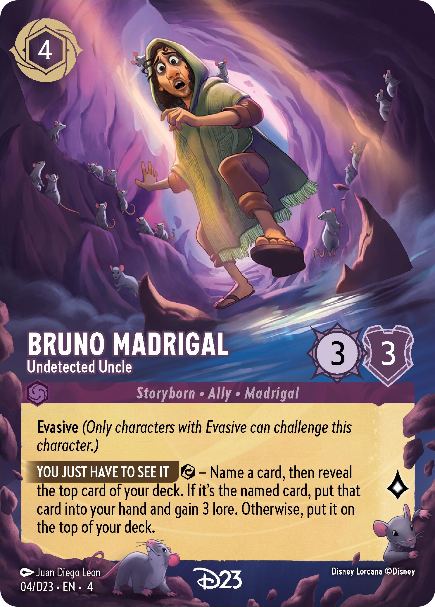 Bruno Madrigal - Undetected Uncle (4) [D23 Promos] | Good Games North