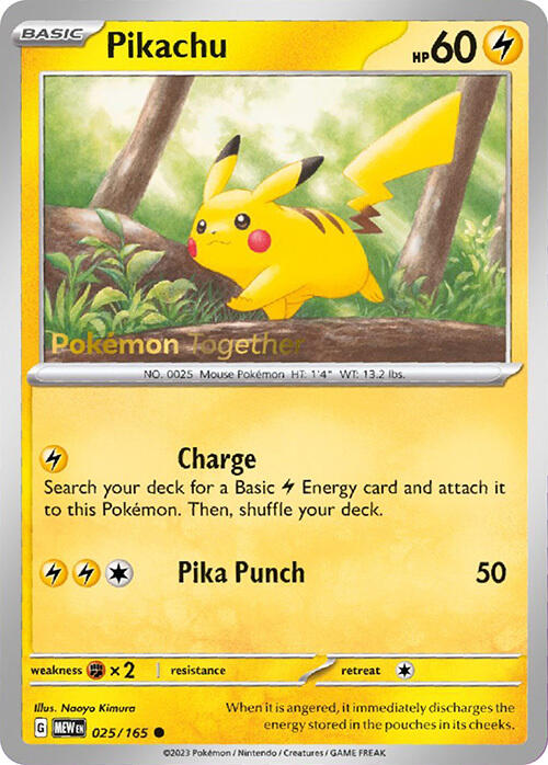 Pikachu (025/165) (PokePost Promo) [Scarlet & Violet 151] | Good Games North