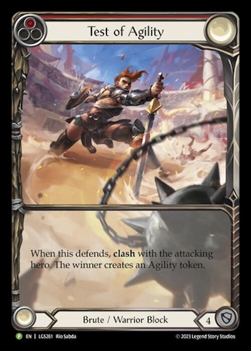 Test of Agility [LGS261] (Promo)  Rainbow Foil | Good Games North