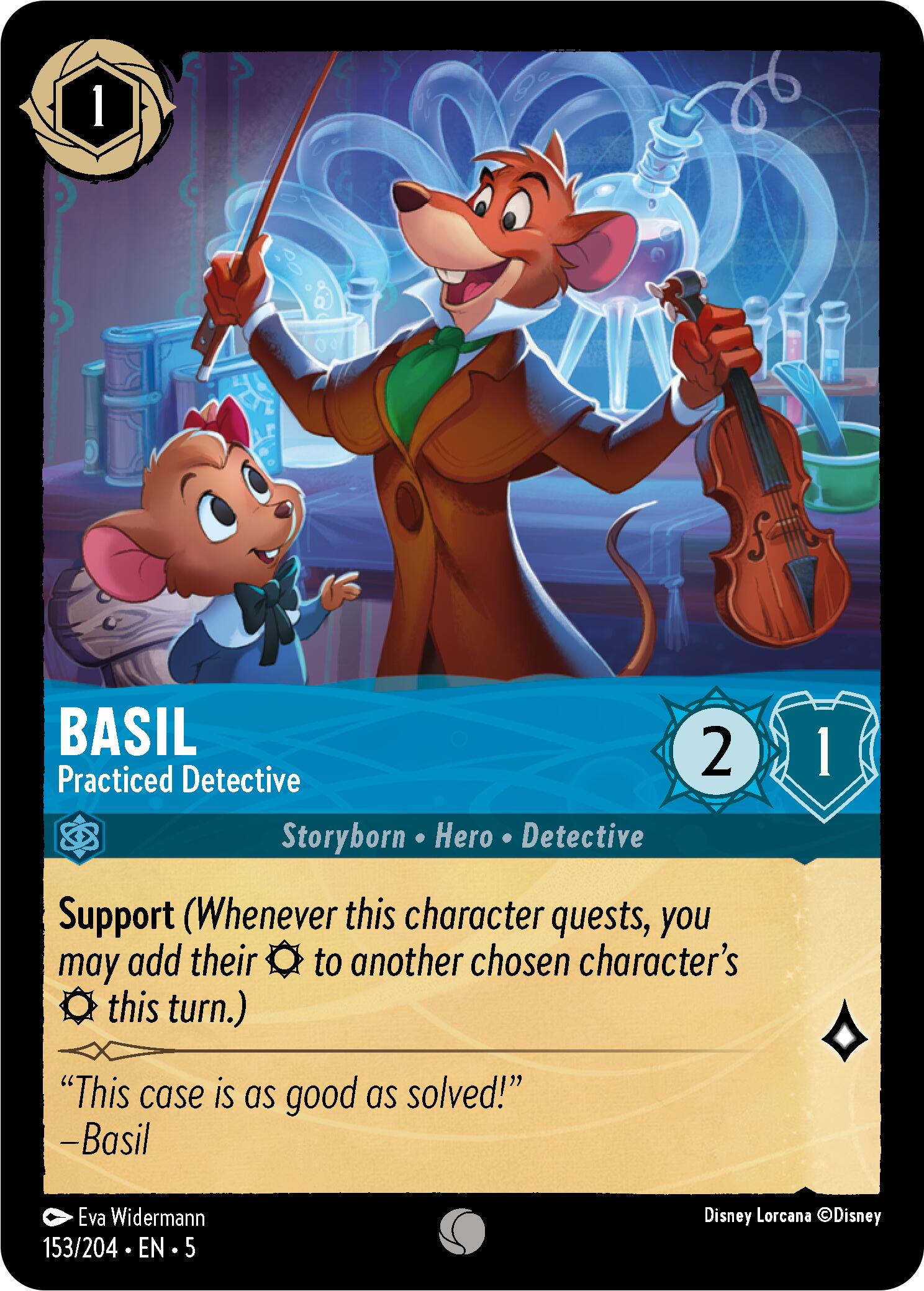 Basil - Practiced Detective (153/204) [Shimmering Skies] | Good Games North