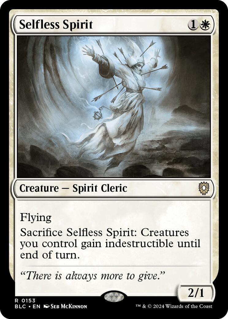 Selfless Spirit [Bloomburrow Commander] | Good Games North