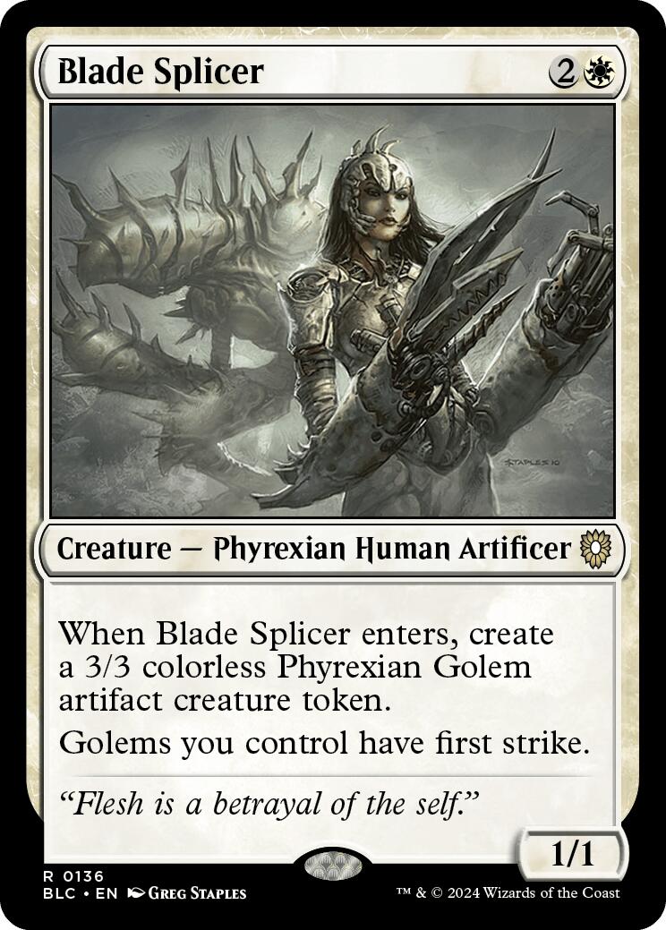 Blade Splicer [Bloomburrow Commander] | Good Games North