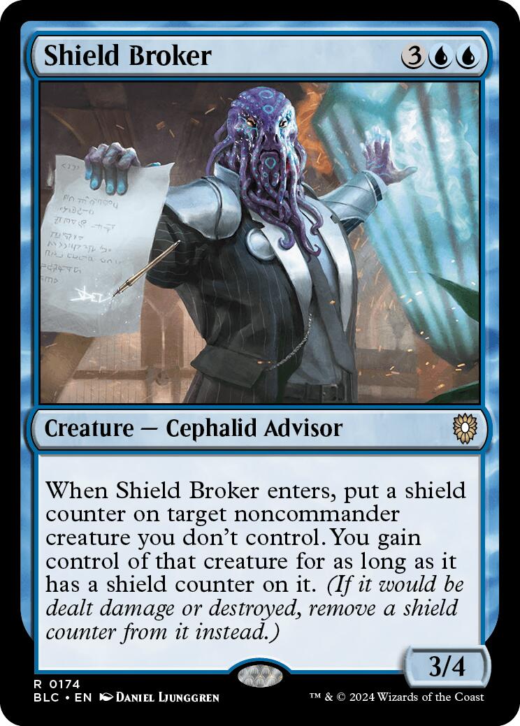 Shield Broker [Bloomburrow Commander] | Good Games North