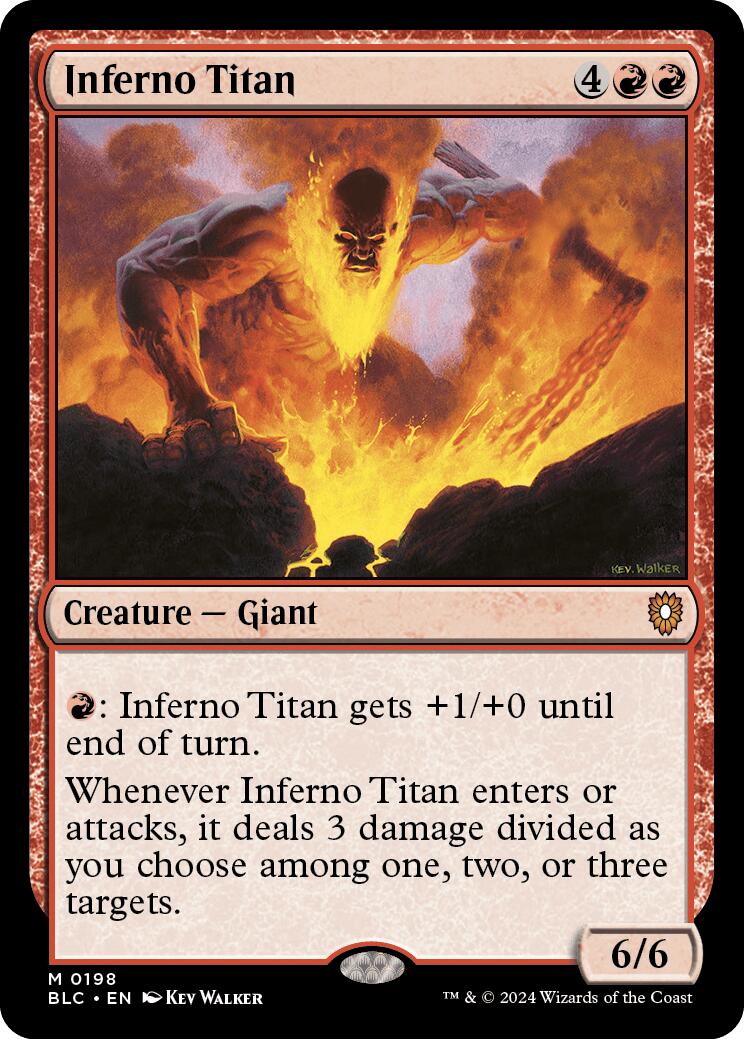 Inferno Titan [Bloomburrow Commander] | Good Games North
